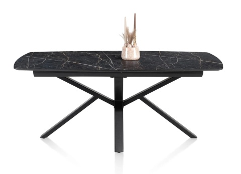 [M] Rozkładany Stół PALACE – 160-210 cm, Blat HPL Onyx, Centralna Noga PAJĄK