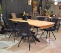 [K/R, od ręki] Stół Rozkładany NYON 170-230 cm – Natural Sand / Metalowy Pająk