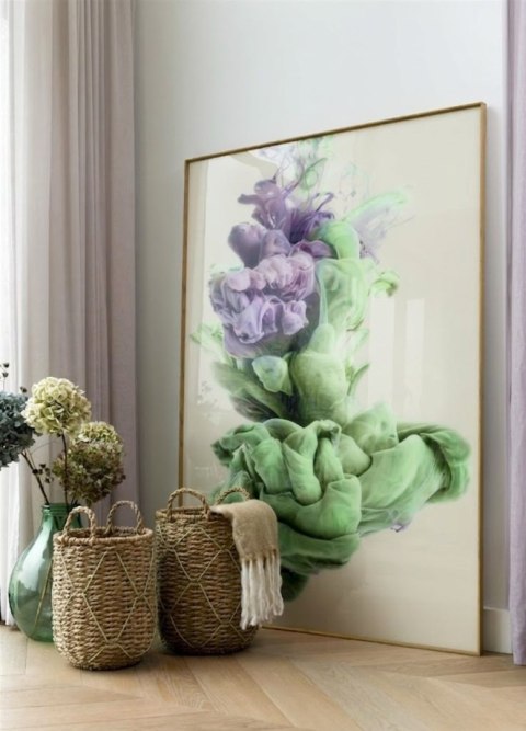 Obraz za szkłem PASTEL CLOUD 120 x 180 cm - Złota rama, Design COCO maison