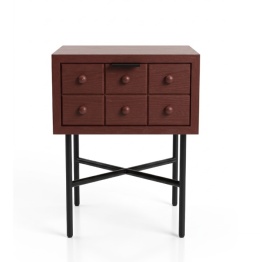 Designerska Szafka Nocna PANARO – Drewno Sosnowe, Loft Total Look