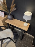 Konsola NORDIC LOFT 96 cm – lity dąb klasyczny, stal