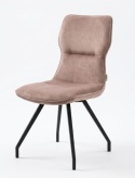 Krzesło jadalniane ZORA – Beżowa Mikrofibra Calabria, Design XOOON