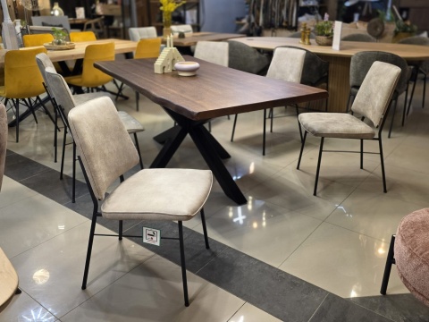 Stół dębowy MASIV kolor Orzech 200 x 100 cm – Lity dąb 5 cm