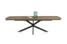 [od ręki] Rozkładany Stół Jadalniany PAVALON 200–278 cm – Blat HPL Primo Laminato Natural – Centralna Noga Designerska