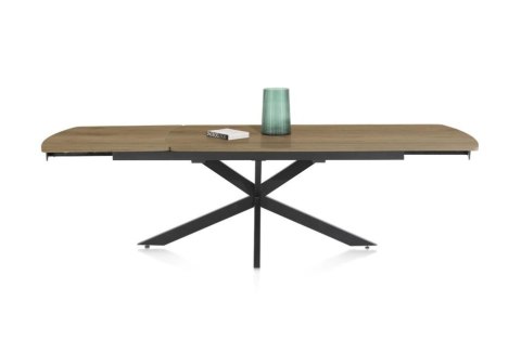 [od ręki] Rozkładany Stół Jadalniany PAVALON 200–278 cm – Blat HPL Primo Laminato Natural – Centralna Noga Designerska