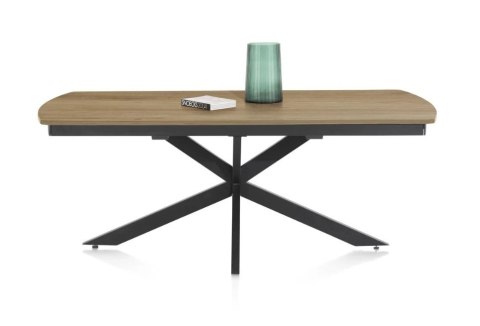 [od ręki] Rozkładany Stół Jadalniany PAVALON 200–278 cm – Blat HPL Primo Laminato Natural – Centralna Noga Designerska