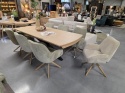[K/R, od ręki] Stół Rozkładany NYON 170-230 cm – Natural Sand / Metalowy Pająk