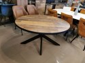 [M] Stół Avalox 130 x 110 cm driftwood centralna noga