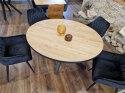 [M] Stół Avalox 130 x 110 cm vintage oak centralna noga