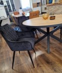 [M] Stół Avalox 130 x 110 cm vintage oak centralna noga