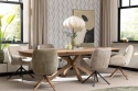 [fabrycznie nowe]Luksusowy Fotel Jadalniany RILEY – Henders & Hazel | Cadiz | Pocket Springs | Opcja Relax | Metalowa noga