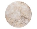[fabrycznie nowy, na zamówienie] Okrągły Stolik Kawowy Avelli 90 cm - Ceramiczny Blat, Metalowa Podstawa Steelbrown
