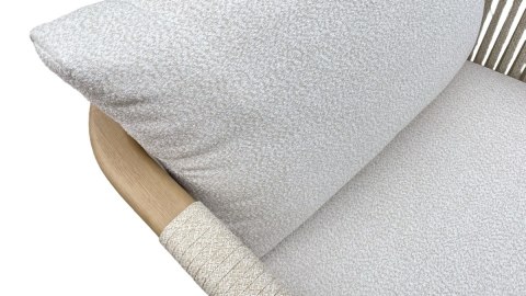 [na zamówienie] Zestaw Mebli Ogrodowych JONS - COCOmaison | Ceramika, Aluminium z efektem drewna, ręcznie pleciona lina