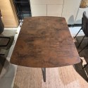 [K] Stół rozkładany PAVALON 140-190 cm - Kolor Roest (Rdza) - HPL