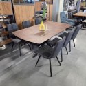 [K] Stół rozkładany PAVALON 140-190 cm - Kolor Roest (Rdza) - HPL