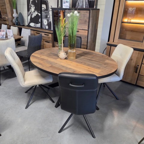 [K, od ręki] Ekskluzywne Krzesło Jadalniane MILVA – Naturalna Skóra Catania, Nowoczesny Design, Wysokie Ergonomiczne Oparcie
