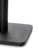 [K, od ręki] Kwadratowy Stolik Bistro BREST 75 x 75 cm – COCO maison | Blat HPL Onyx (Ciemny Marmur), Czarna Noga