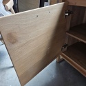 [K, defekt] Komoda / Sideboard Nystead 210 cm – Fornir Dębowy – LED –Henders & Hazel