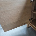 [K, defekt] Komoda / Sideboard Nystead 210 cm – Fornir Dębowy – LED –Henders & Hazel