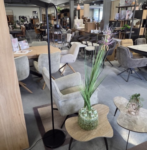 [K] Designerska Lampa Podłogowa ESSEX – COCO maison | Szkło Przydymione (Smoke / Antracyt), Styl Hotel Chique