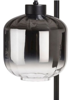 [K] Designerska Lampa Podłogowa ESSEX – COCO maison | Szkło Przydymione (Smoke / Antracyt), Styl Hotel Chique