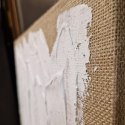 Strukturalny Obraz Ścienny 3D LIV 60x80 cm - Bezramowa Dekoracja na Płótnie Jutowym, Projekt Coco Maison