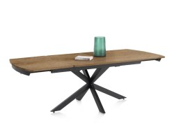 [na zamówienie] Rozkładany Stół Jadalniany PAVALON 140–190 cm – Blat HPL Primo Laminato Natural – Centralna Noga Designerska