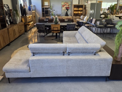 [wybór tapicerki] Sofa Narożna TALISMAN XL 300 cm (Lewostronna) –| Regulowane Zagłówki, Sprężyny Kieszeniowe + Pianka Memory |