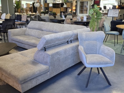 [wybór tapicerki] Sofa Narożna TALISMAN XL 300 cm (Lewostronna) –| Regulowane Zagłówki, Sprężyny Kieszeniowe + Pianka Memory |