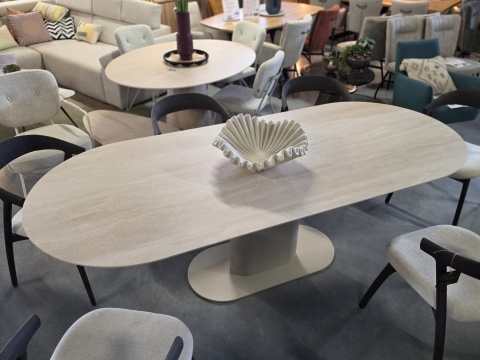 [na zamówienie] Designerska Misa Dekoracyjna BELLA Ø 51 cm – Kolor Cremefarben / Sand (Piaskowy Krem z Nakrapianą Strukturą)