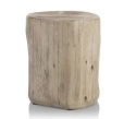 Stolik Kawowy / Pufa TREE 35 cm – Organiczny Kształt Pnia Drzewa – Tworzywo Polyresin (Odporne na Plamy)