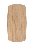 [fabrycznie nowy] Ekskluzywny Rozkładany Stół Ceramiczny LATTINA 200-300 cm - Blat Ceramic Oak Natural - Czarne Metalowe Nogi