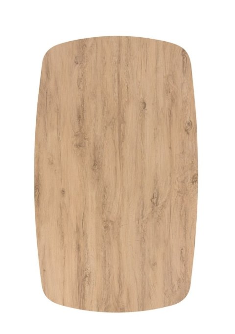 [fabrycznie nowy] Rozkładany Stół Ceramiczny LATTINA 170-250 cm - Blat Ceramic Oak Natural - Czarne Metalowe Nogi