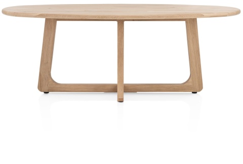 [na zamówienie] Ekskluzywny Stół Jadalniany ALMORA 210 cm – Blat z Litego Dębu Natural Sand – Unikalna Podstawa Modern Vintage