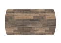 [na zamówienie] Rozkładany Stół Jadalniany PAVALON 200–278 cm – Blat HPL Primo Laminato Driftwood – Centralna Noga Designerska