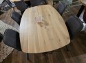 [od ręki] Stół Xooon Arvada 160 x 100 cm Oval lity dąb