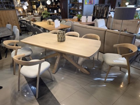 [na zamówienie] Stół rozkładany NYON Henders & Hazel 200-280x100 cm, fornir dębowy, kolor Natural Sand