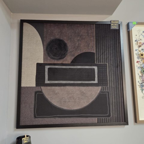 Ekskluzywny Obraz Aksamitny 3D ENCOUNTER DARK 100x100 cm - COCOmaison®