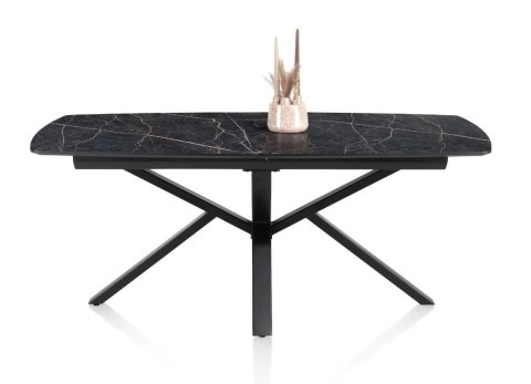 [K] Rozkładany Stół PALACE - 160-210 cm, Blat HPL Onyx, Centralna Noga PAJĄK