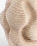 Waza Organiczna RINUS 41 cm – 3D Relief z Polyresinu – COCOmaison®