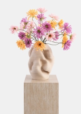Waza Organiczna RINUS 41 cm – 3D Relief z Polyresinu – COCOmaison®