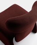 Fotel Wypoczynkowy LIVA – Tkanina Bordeaux – COCOmaison®