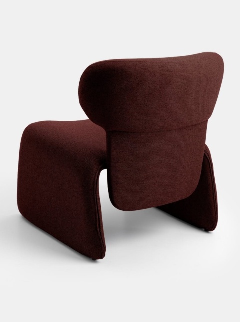 Fotel Wypoczynkowy LIVA – Tkanina Bordeaux – COCOmaison®