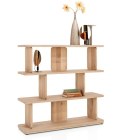 Regał Otwarty / Roomdivider AZULAAR 120 cm - Jasny Dąb Natural Sand - Henders & Hazel