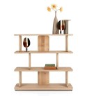 Regał Otwarty / Roomdivider AZULAAR 120 cm - Jasny Dąb Natural Sand - Henders & Hazel