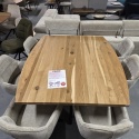 Stół z Litego Dębu MADDOX 150 x 130 cm – Czarna Noga Pająk – XOOON / Habufa