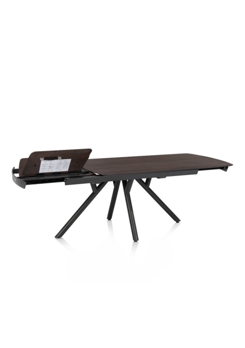 [na zamówienie] Stół Rozkładany z Forniru Dębowego NOVELLO 170–230x100 cm (Blat Clay) – XOOON / Habufa