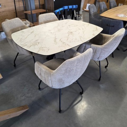 Stół Xooon Masura 150 x 105 cm marmur