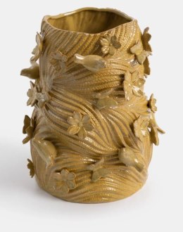 [na zamówienie] Rzeźbiarska Waza Ceramiczna GREENBIRD 31 cm z Reliefem 3D - COCOmaison®
