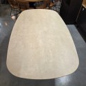 [na zamówienie] Stół do jadalni Himalaya 240 x 120 cm - owalny blat ceramiczny, dębowa podstawa (Henders & Hazel)